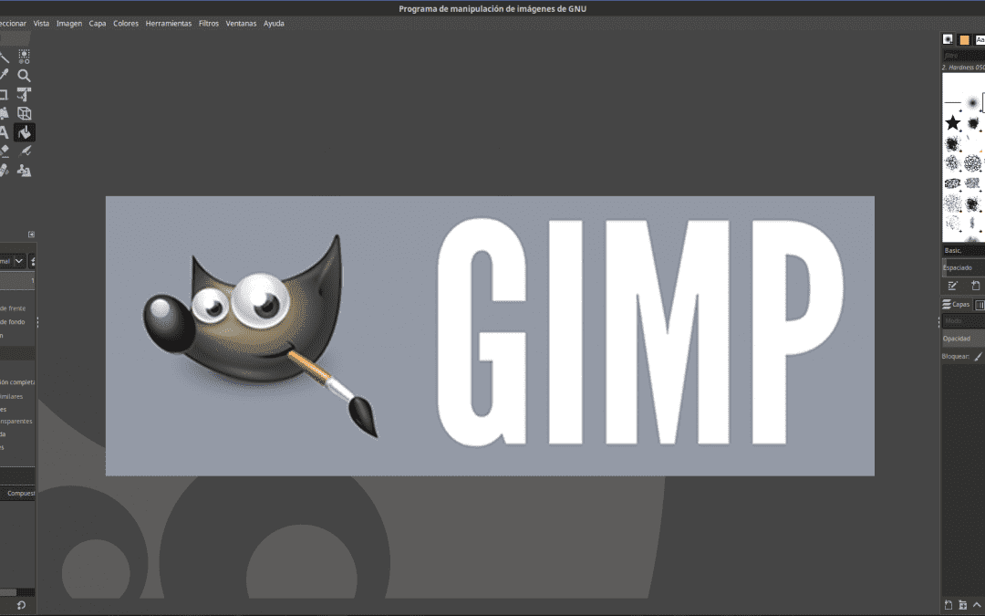 Gimp: software libre para edición y diseño de imágenes